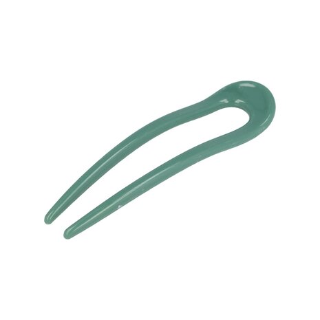 Haarpin Knot Kunststof 11cm Groen