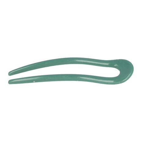 Haarpin Knot Kunststof 11cm Groen