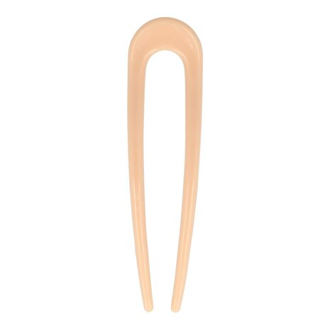 Haarpin Knot Kunststof 11cm Zalm Roze