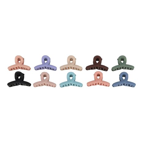 Haarspeld Klemmen Set Klein Hart 2,5cm Color Naturel