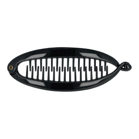 Haarspeld Bananenklem Basic 11cm Zwart