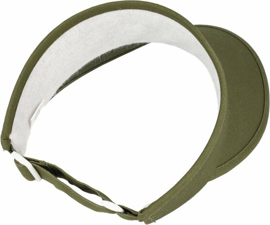 Zonneklep Stevige Klep Verstelbaar 54cm - 59cm Groen