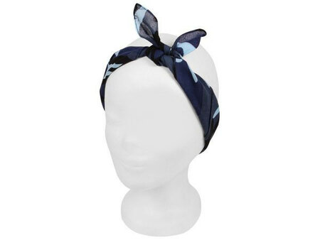 Bandana Zakdoek Camouflage Zwart Wit Grijs
