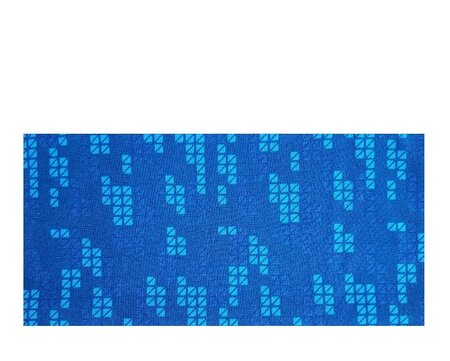 Haarband Multifunctioneel Blok Print Blauw