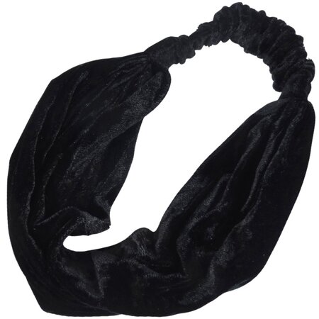 Haarband Bandana Breed Velvet Zwart