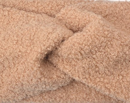 Haarband Twist Soft Teddy Beige