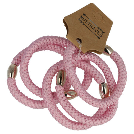 Haarelastieken Hair Tie Armband Roze 