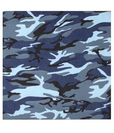 Bandana Zakdoek Camouflage Blauw