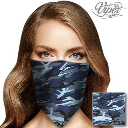 Bandana Zakdoek Camouflage Zwart Wit Grijs