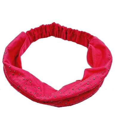 Haarband Studs Fuchsia Roze