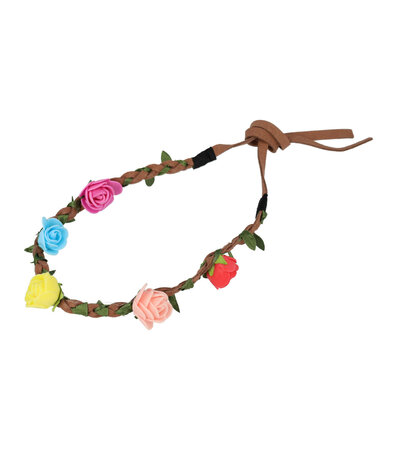 Haarband Roos Bloemen Veter Multi Color