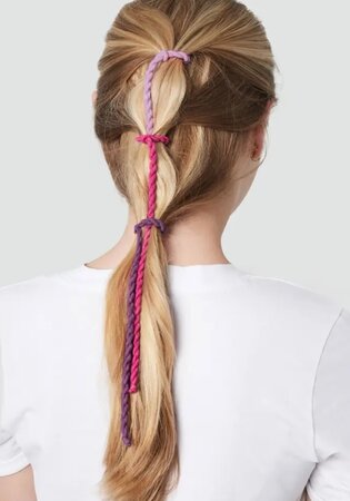 Haarelastieken Hair Tie Koord Bruin