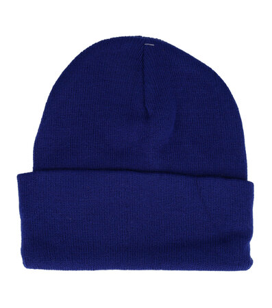 Beanie Muts Basic Blauw