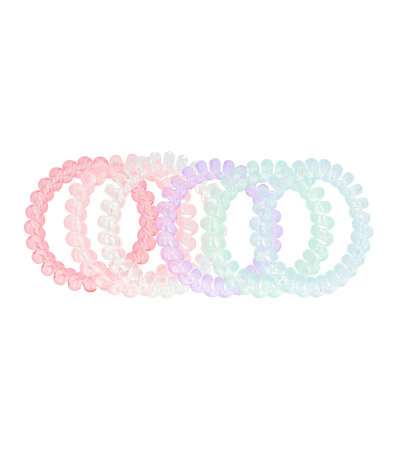 Haarelastieken Invisibobble Transparant 6cm Color Pastel