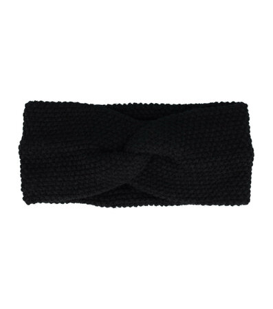 Haarband Winter Twist Knitted Soft Zwart