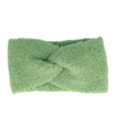 Haarband Winter Twist Soft 13cm Licht Groen