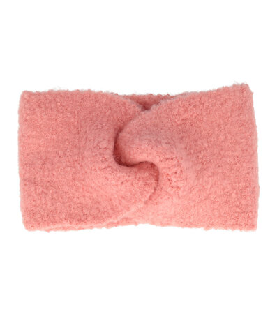 Haarband Winter Twist Soft 13cm Roze