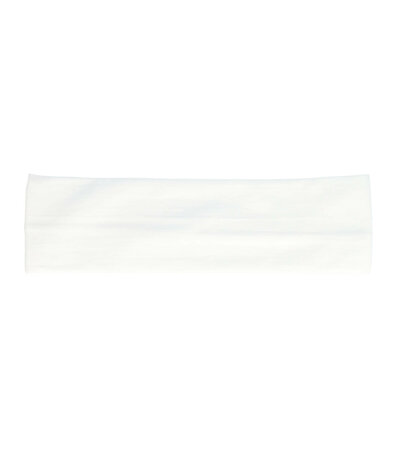 Haarband Basic 6cm Nylon Wit