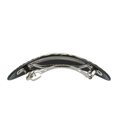 Haarspeld Ovaal Panter Print 10cm Bruin Beige