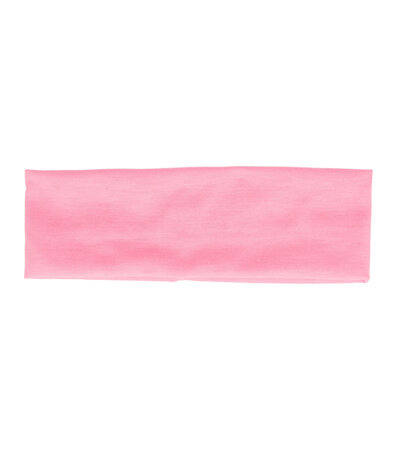Haarband Basic 6cm Effen Licht Roze