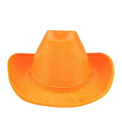 Cowboyhoed Velvet Oranje