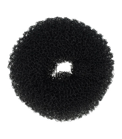 Haardonut Bun 6cm Klein Zwart