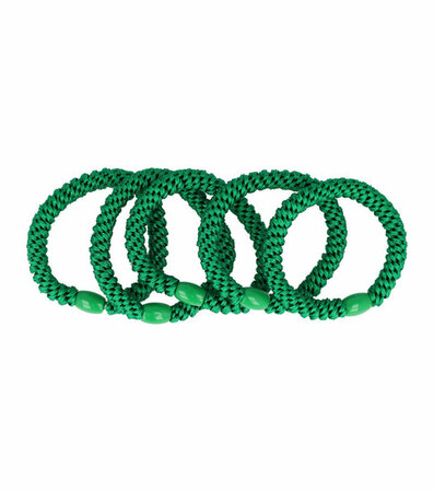 Haarelastieken Hair Tie Armband 5 Stuks Groen
