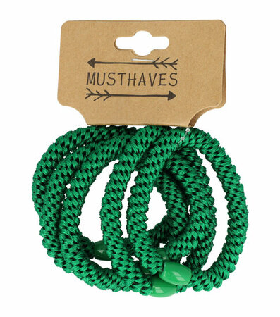 Haarelastieken Hair Tie Armband 5 Stuks Groen