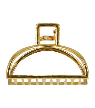 Haarspeld Klem Open Vorm Rond Metaal 7cm Goud