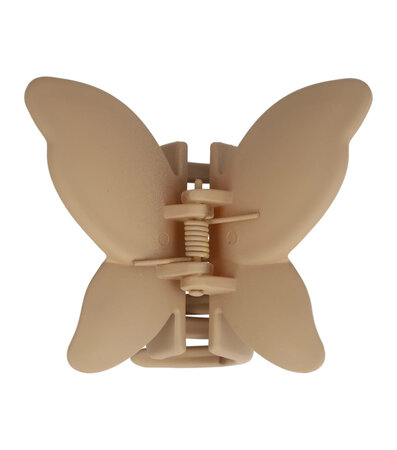Haarklemmen Set XL Vlinder 6,5cm Naturel