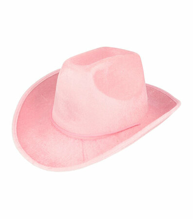 Cowboyhoed Velvet Roze
