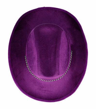 Cowboyhoed Velvet Paars