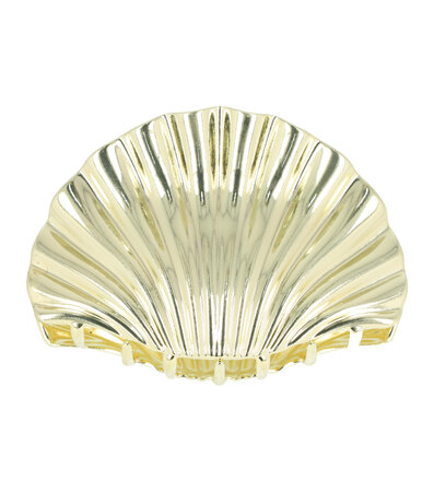 Haarklemmen Set Metaal Schelp 9,5cm Goud Zilver 2 Stuks