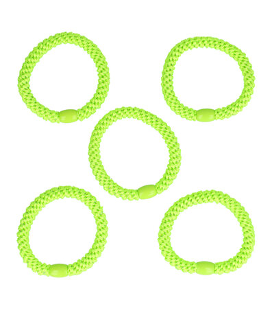 Haarelastieken Hair Tie Armband Neon Groen