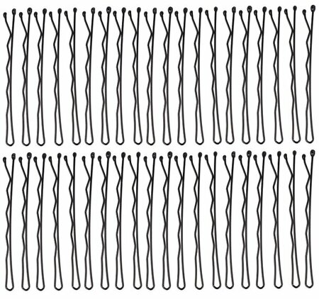 Haarspeld Schuifspeldjes 40 Stuks 6cm Basic Zwart