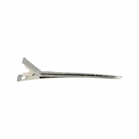 Haarspeld Afdeelklemmen 8cm Zilver
