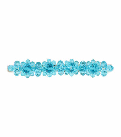 Haarspeld Bloemen Fantasie Facet Kralen Blauw