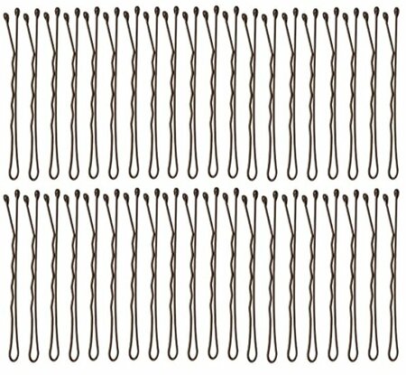 Haarspeld Schuifspeldjes 40 Stuks 6cm Basic Bruin
