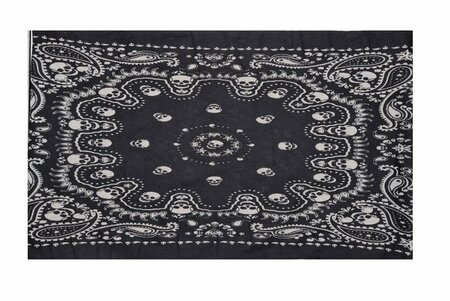Haarband Multifunctioneel Skull Print Zwart