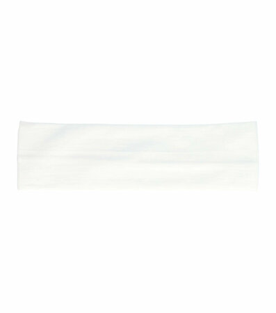 Haarband Basic 6cm Nylon Wit