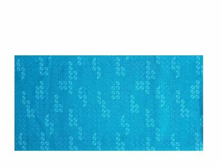Haarband Multifunctioneel Blok Print Blauw Groen