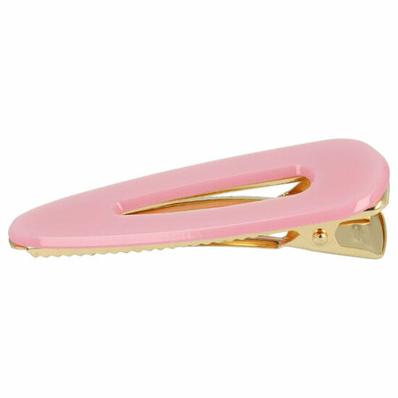 Haarspeld Duckklem Open Goud Roze