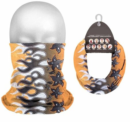 Haarband Multifunctioneel Fantasie Print Oranje