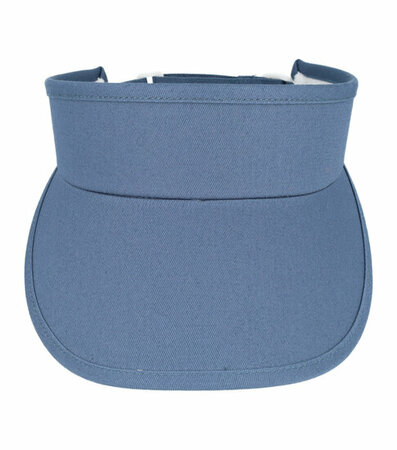 Zonneklep Stevige Klep Verstelbaar Maat 54cm - 59cm Jeans Blauw