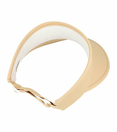 Zonneklep Stevige Klep Verstelbaar Maat 54cm - 59cm Beige