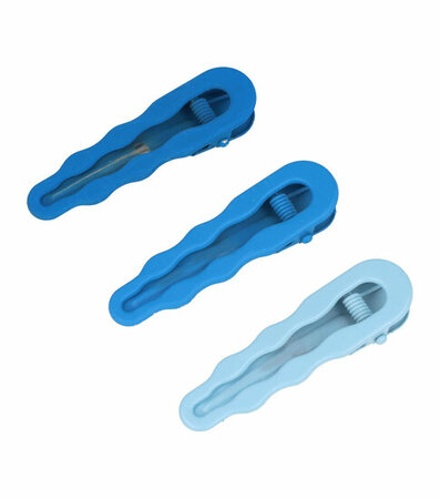 Duckklem Wave Fantasie Vorm Blauw