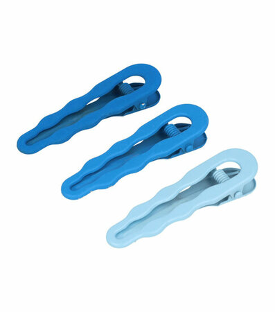 Duckklem Wave Fantasie Vorm Blauw