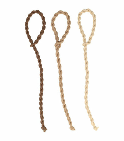 Haarelastieken Hair Tie Koord Bruin