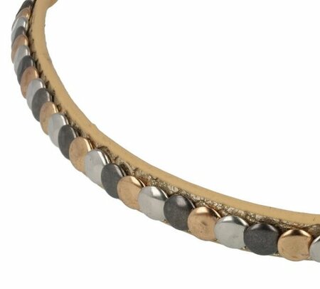 Haarband Studs Zilver Grijs Goud