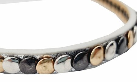 Haarband Studs Koper Grijs Zilver